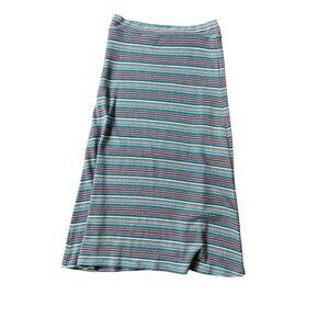 Red Camel's Girls Long Turquoise Stripped Skirt